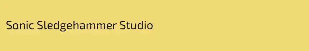 Sonic Sledgehammer Studio